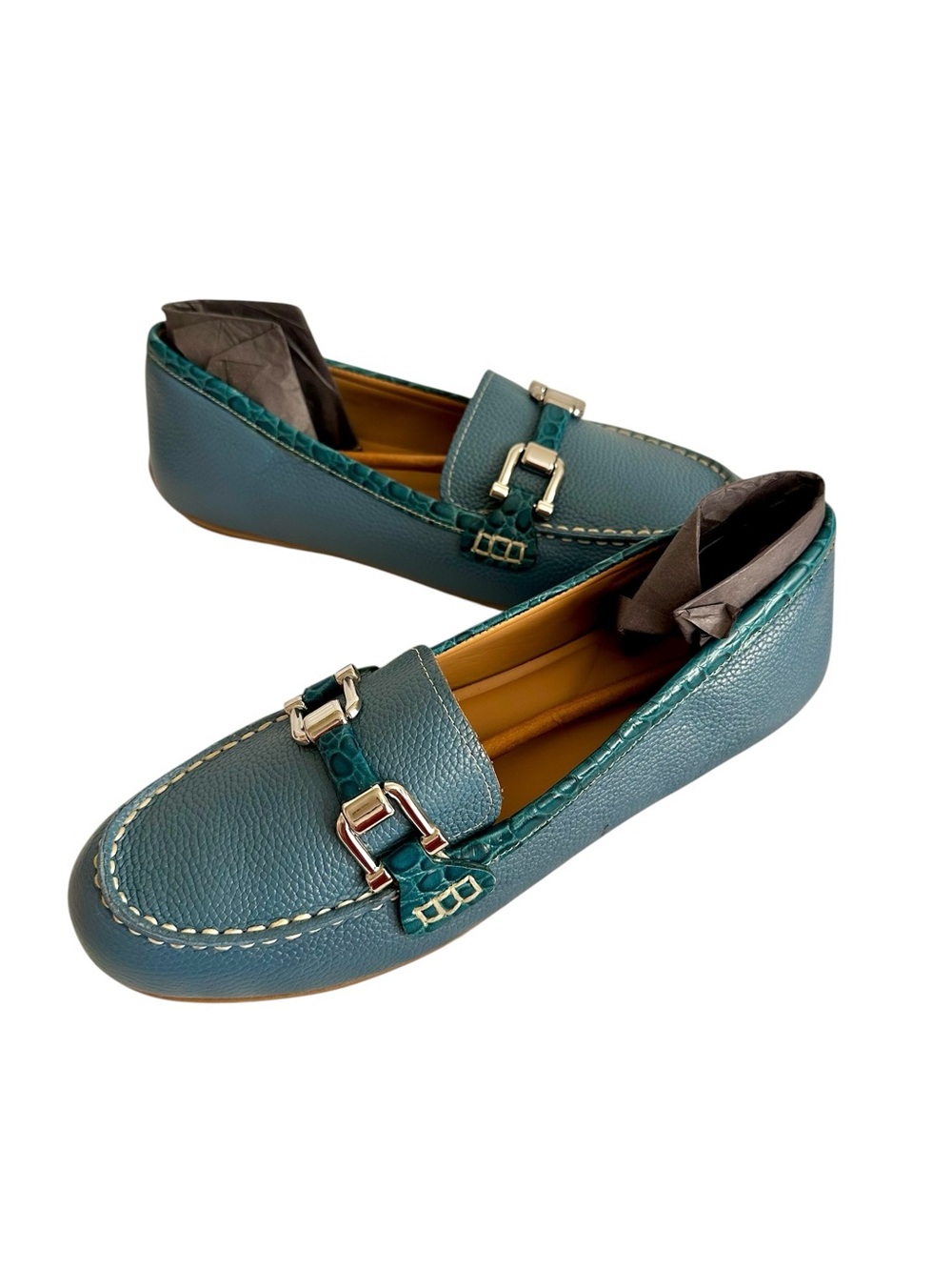 Easy Spirit Megan Loafers – Women’s 9 Wide (W) – Medium Blue – NEW IN BOX